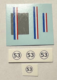 T-Dash Bug - Herbie Decals