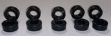 I-Dash Silicone Tires (5 sets) - 'Inline Rear Tires', now in 2 diameters. Also fit many other AFX chassis.   Vincent compatible for Size E (6mm) rims