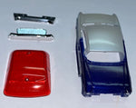 A-Dash 50's Coupe - Blue/White two tone - AFX, AFX Mondo, X-Trac, etc... If you need the T-Jet version, see 'T-Dash' listings