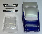T-Dash 50's Coupe - Blue/White two tone - This body is for T-Jet Chassis (screw on)