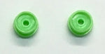 SET OF TWO - 3mm wheels - Color coded Deep Dish Wheels w/Tires & axle.
